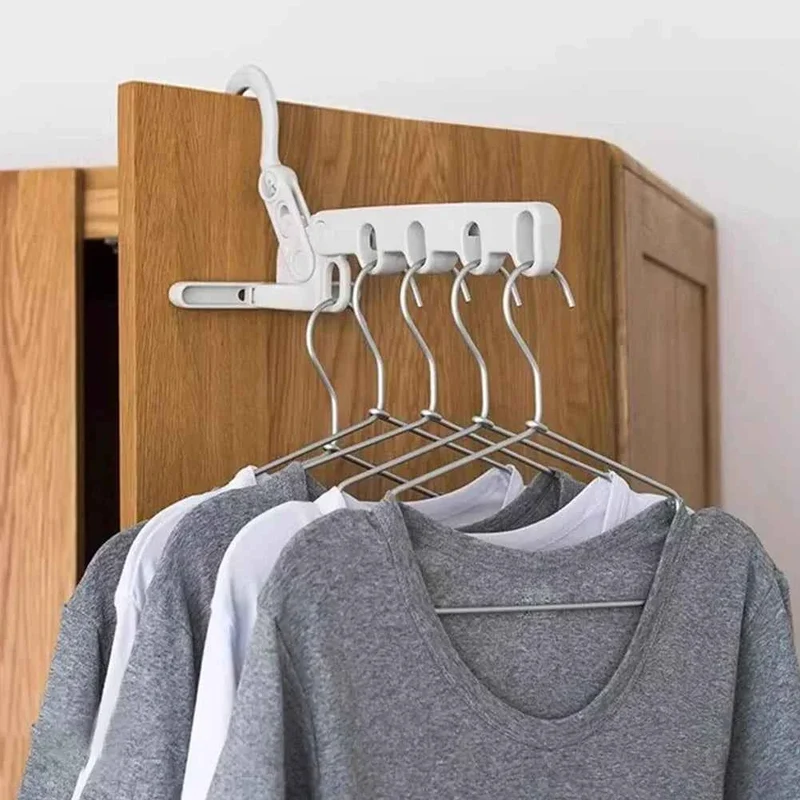 Cintre pour étendoir à linge pliable 5 trous