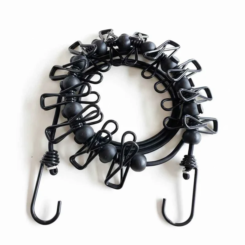 Étendoir à linge camping-car corde extensible clips