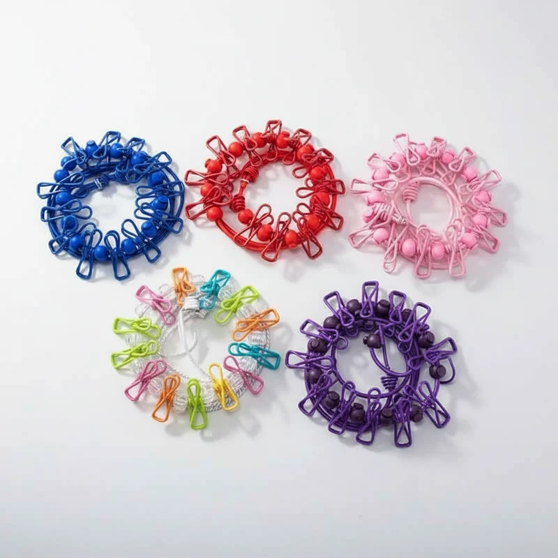 Étendoir à linge camping-car corde extensible clips