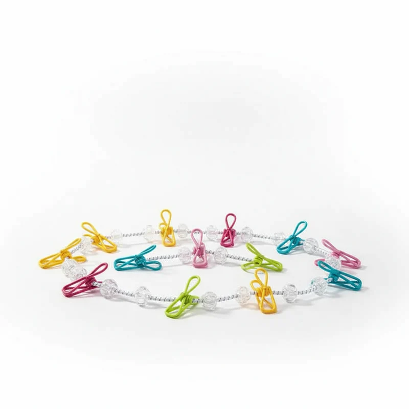 Étendoir à linge camping-car corde extensible clips