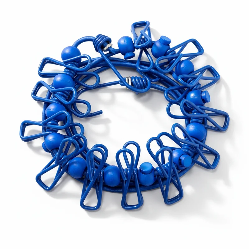 Étendoir à linge camping-car corde extensible clips