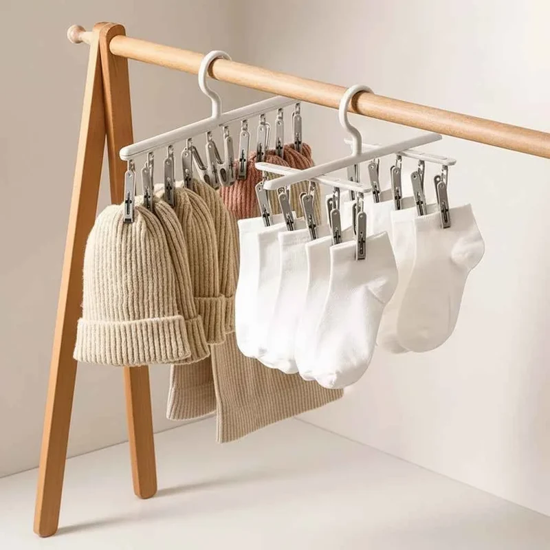 Petit étendoir à linge pour chaussettes et dessous