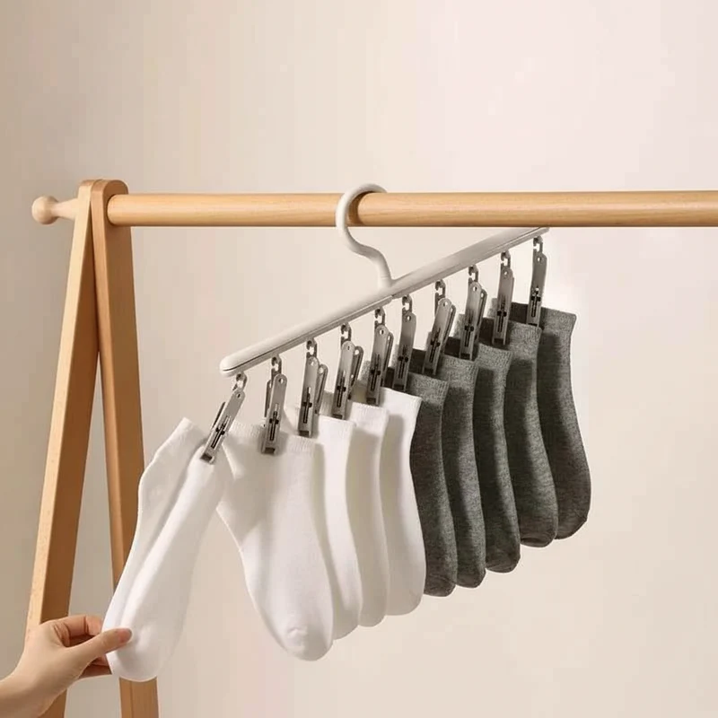 Petit étendoir à linge pour chaussettes et dessous