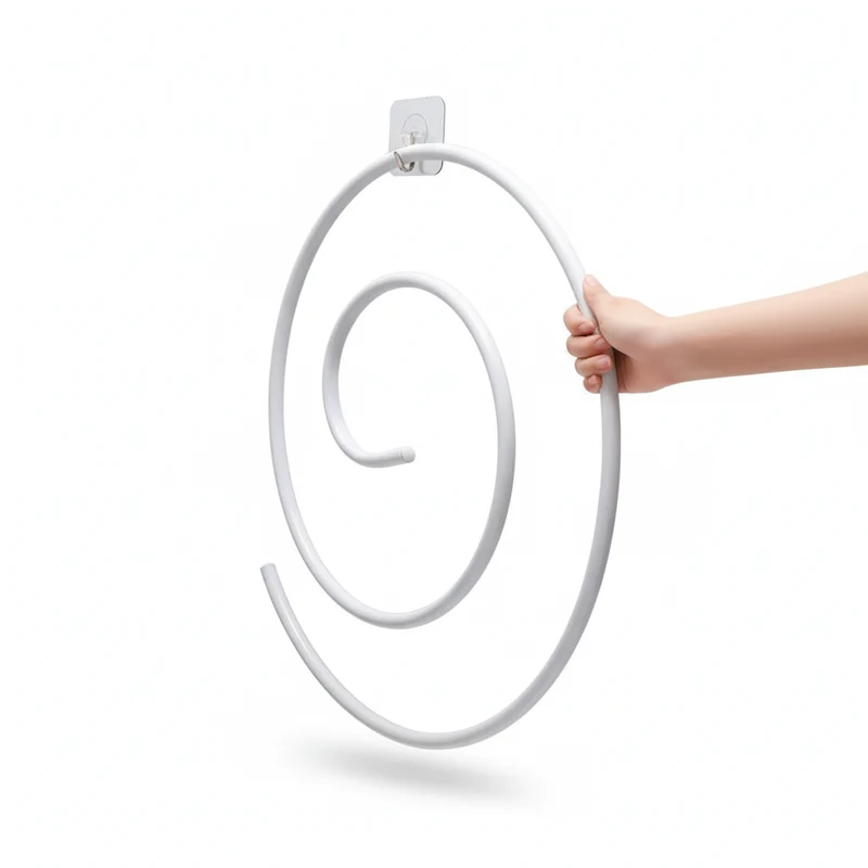 Cintre pour étendoir à linge spirale pour draps