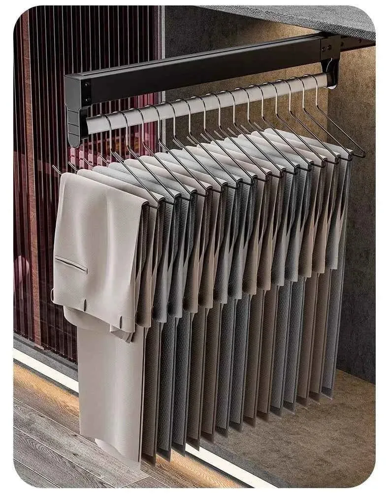 Cintre pour étendoir à linge extensible tiroir