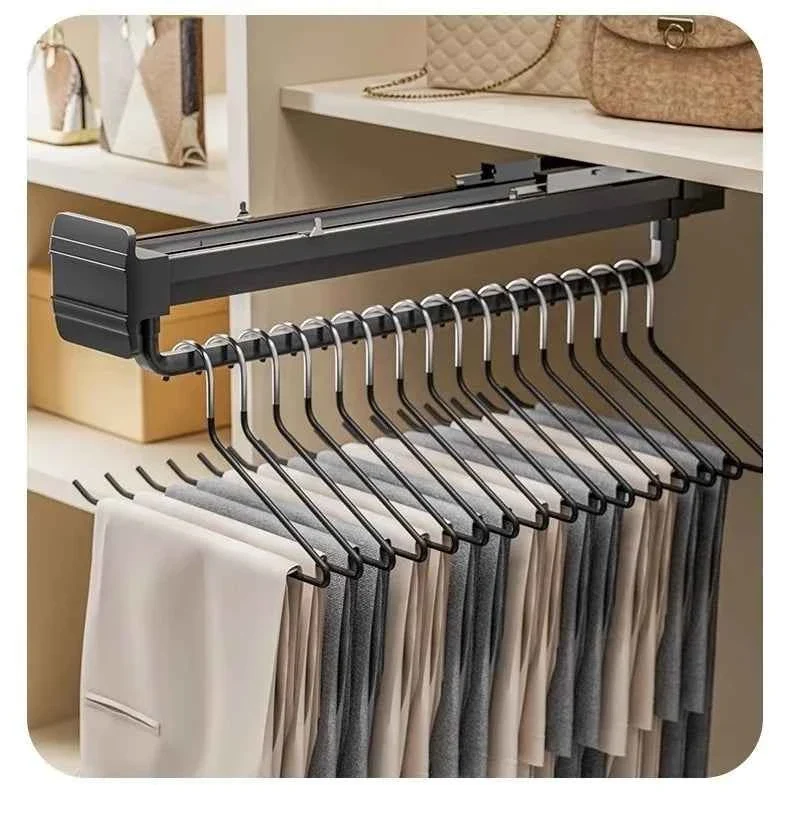 Cintre pour étendoir à linge extensible tiroir