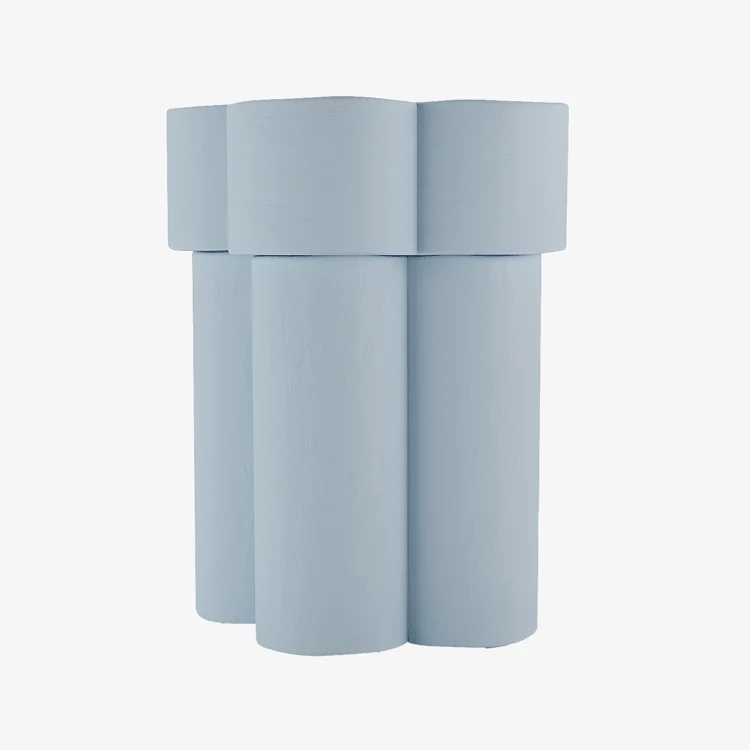 Table d appoint fleur en magn sie bleue Mimosa