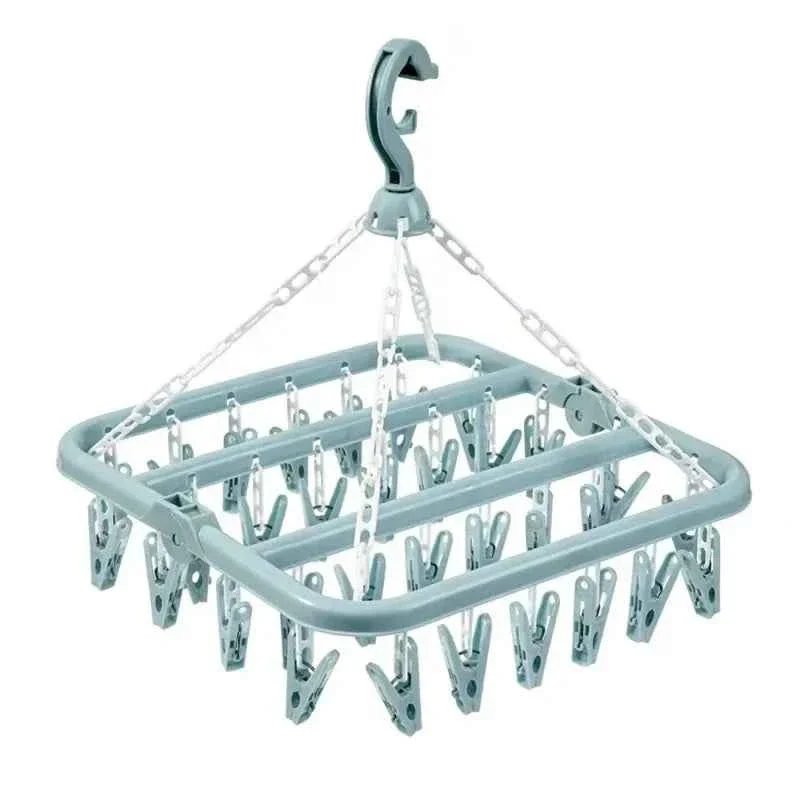 Petit étendoir à linge pliable 32 pinces