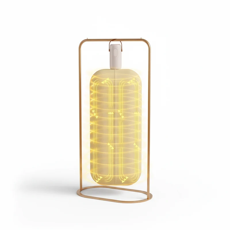 Étendoir à linge chauffant portable pliable