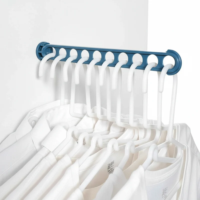 Étendoir à linge pour balcon 8 trous inox