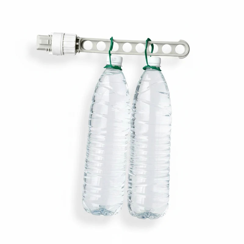 Étendoir à linge pour balcon 8 trous inox