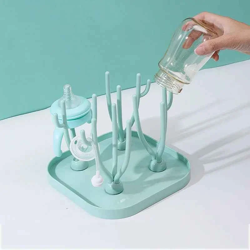 Petit étendoir à linge pour biberons et tétines