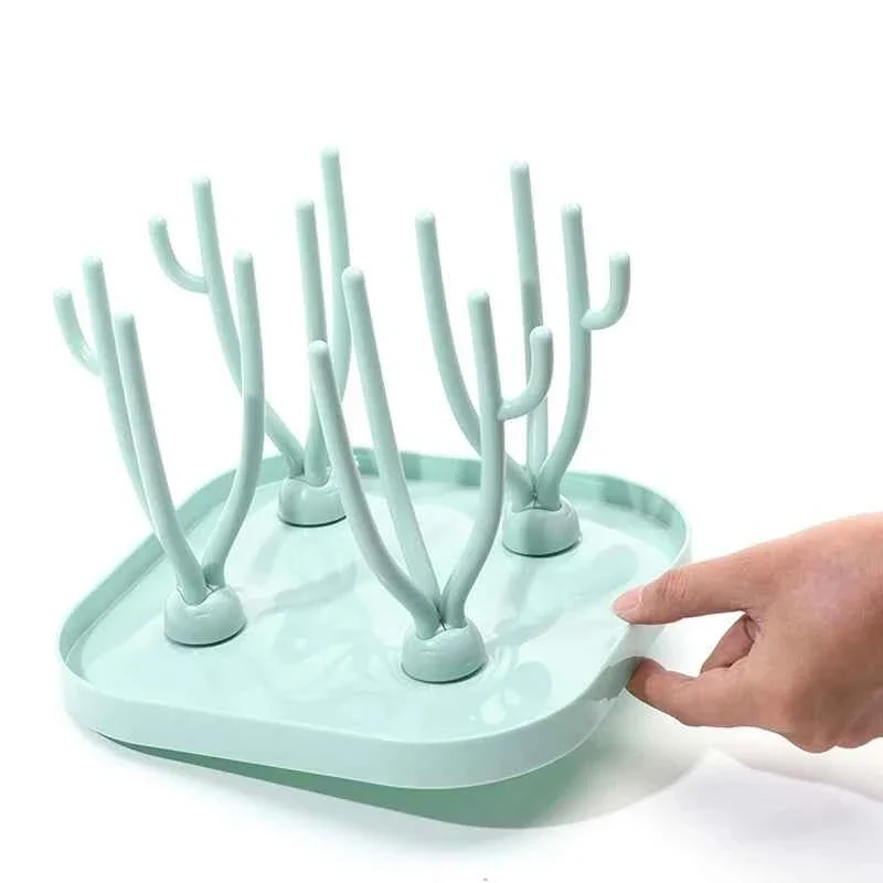 Petit étendoir à linge pour biberons et tétines