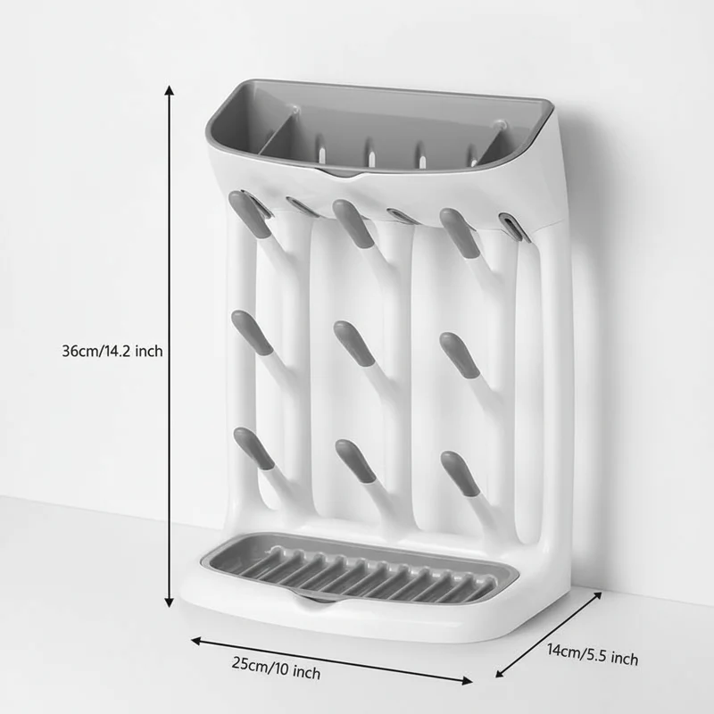 Étendoir à linge en plastique pour biberons