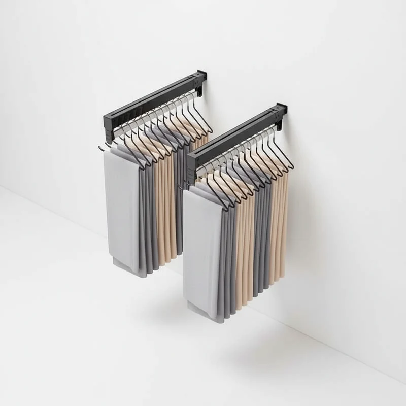 Cintre pour étendoir à linge coulissant pantalon