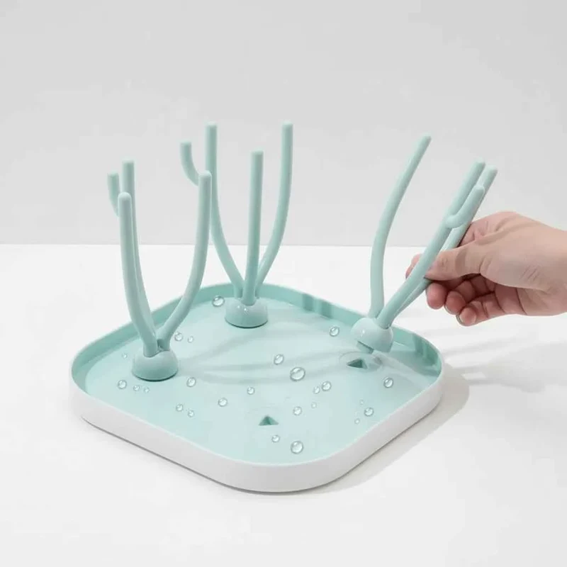 Petit étendoir à linge pour biberons démontable