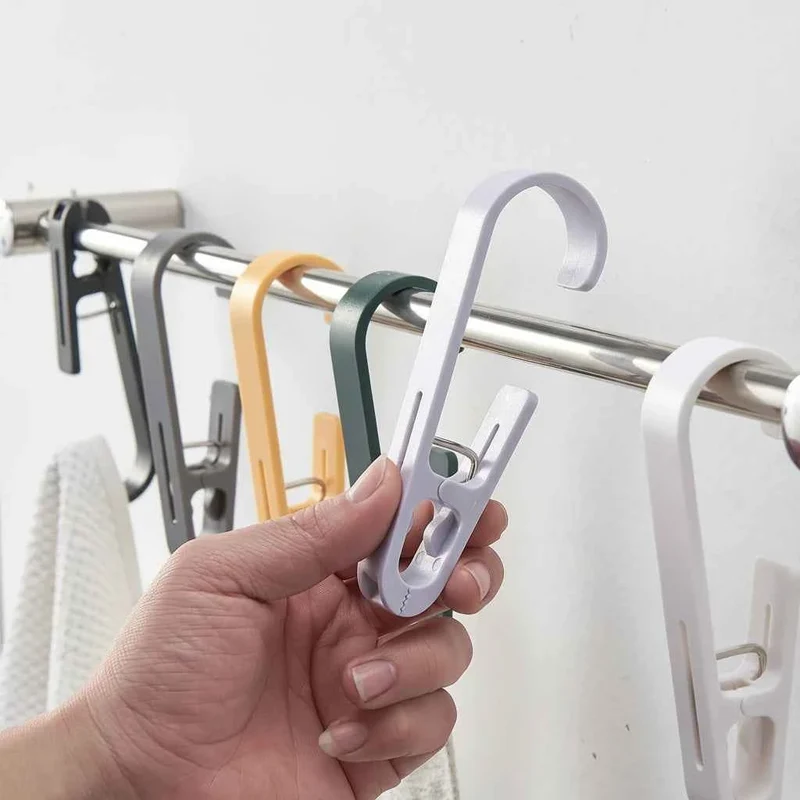 Cintre pour étendoir à linge s avec clip multifonction