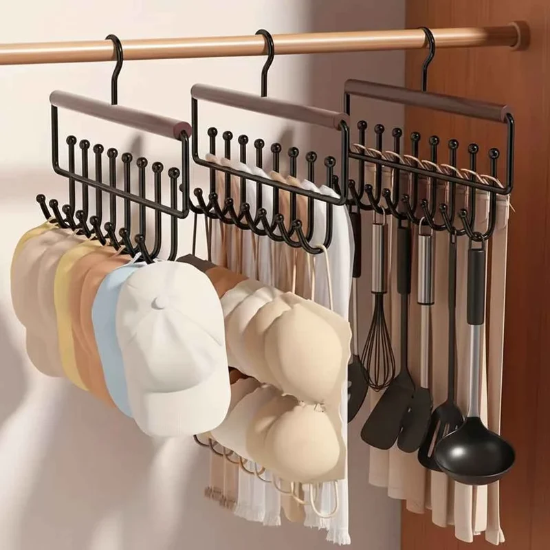 Cintre pour étendoir à linge inox multi crochets