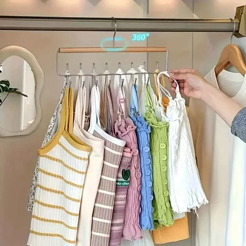 Cintre pour étendoir à linge inox multi crochets
