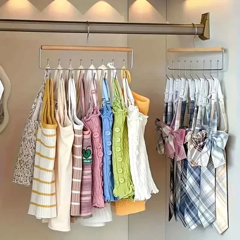 Cintre pour étendoir à linge inox multi crochets