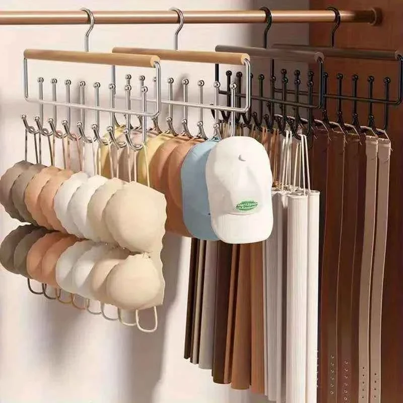 Cintre pour étendoir à linge inox multi crochets