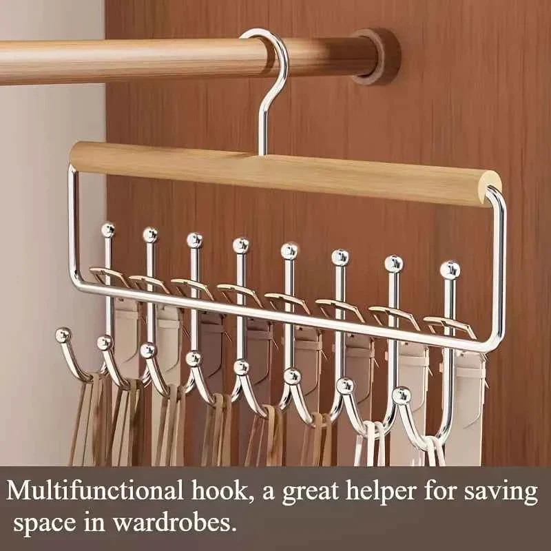 Cintre pour étendoir à linge inox multi crochets
