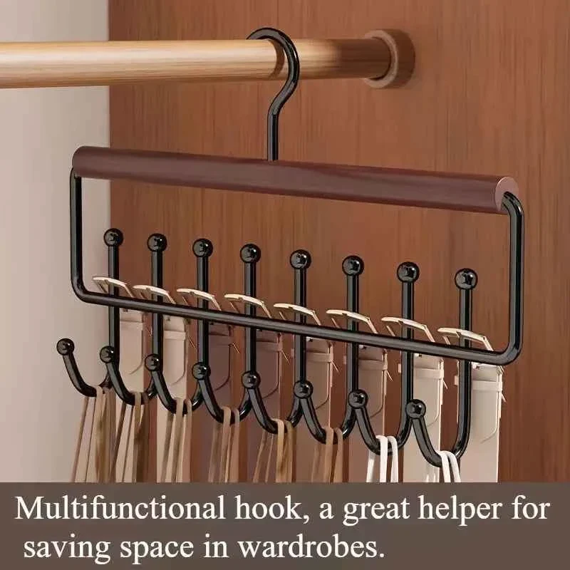 Cintre pour étendoir à linge inox multi crochets