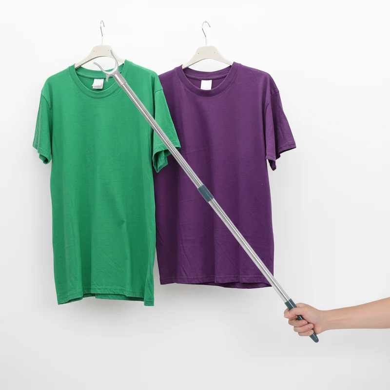 Poteau pour étendoir à linge télescopique inox
