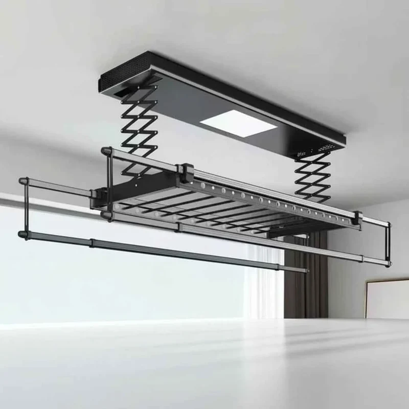 Étendoir à linge plafond électrique télécommandé