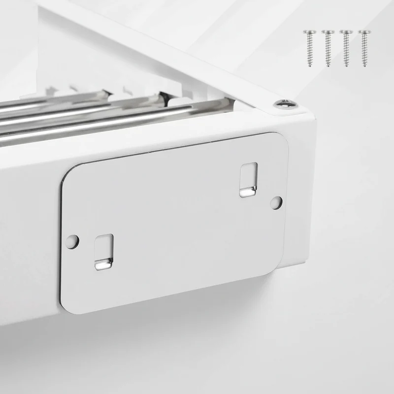 Étendoir à linge mural rabattable inox pliable