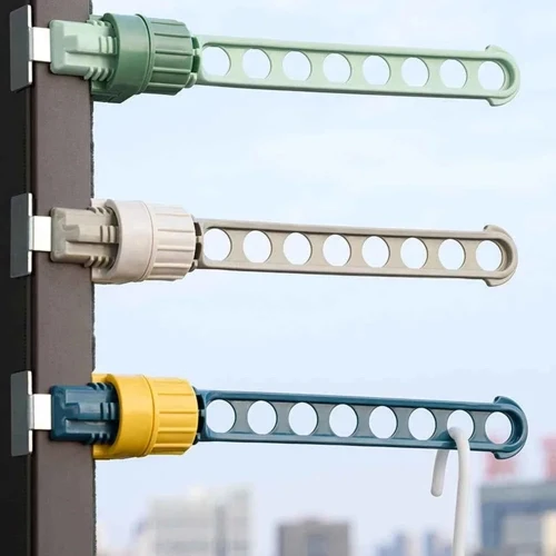 Étendoir à linge pour balcon fenêtre portable