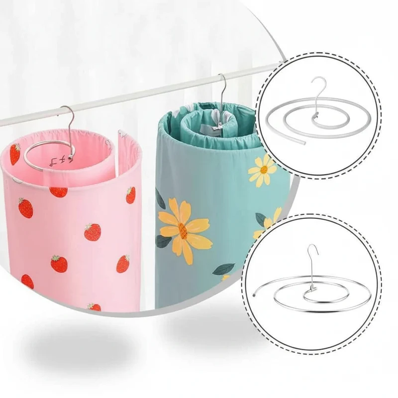 Étendoir à linge tour spirale inox pliable