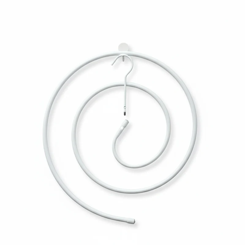 Étendoir à linge tour spirale inox pliable