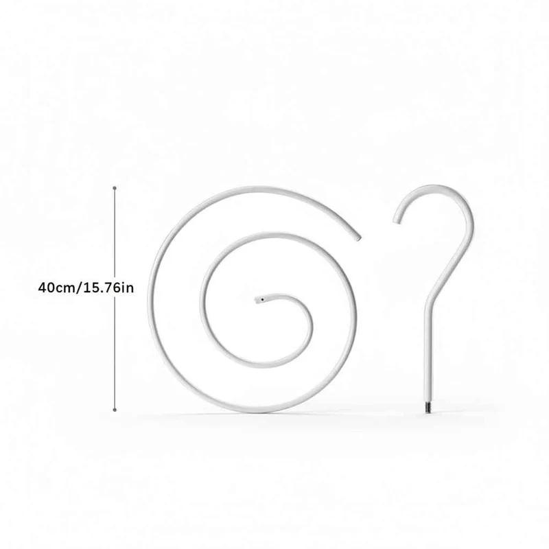 Étendoir à linge tour spirale inox pliable
