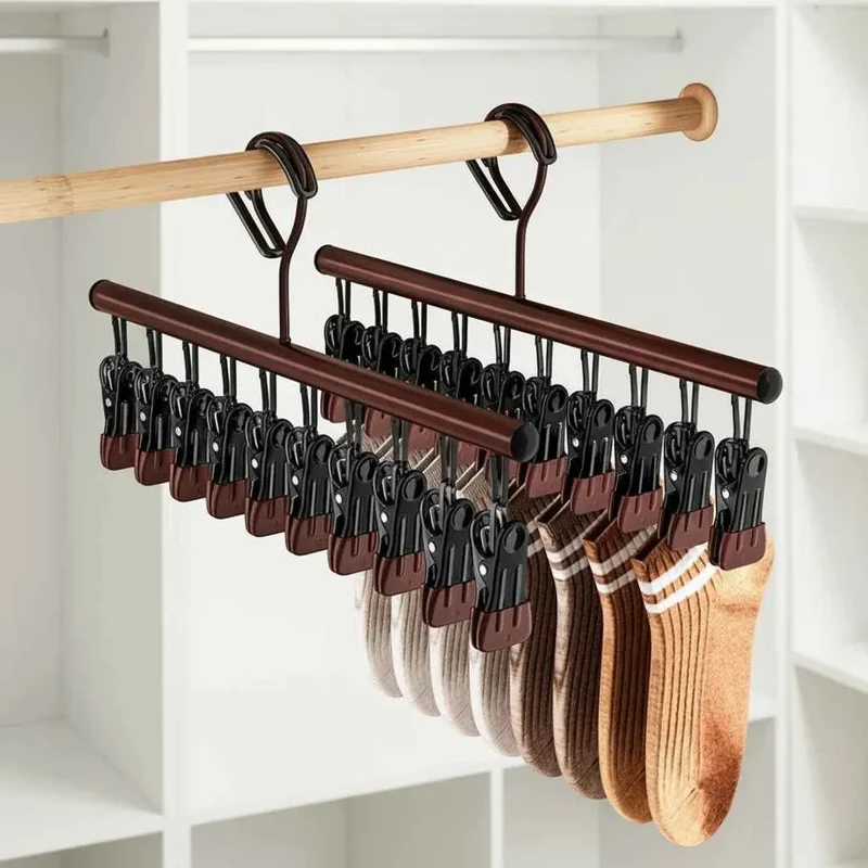 Petit étendoir à linge pour chaussettes en acier