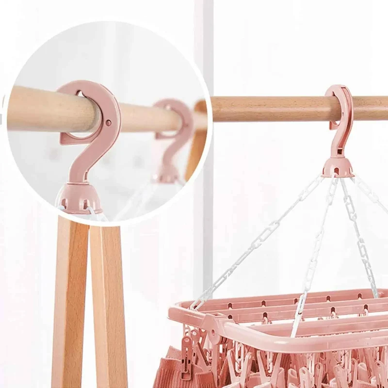 Petit étendoir à linge 32 pinces pliable