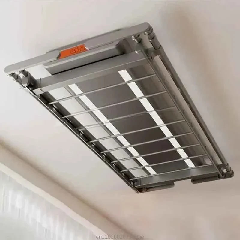 Étendoir à linge plafond électrique télescopique