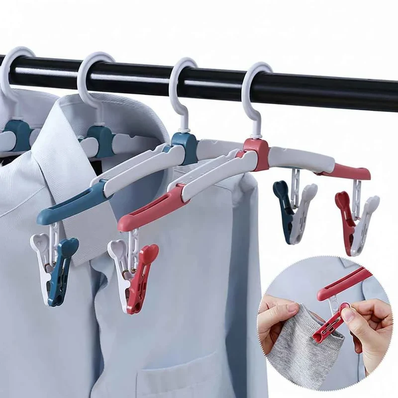Cintre pour étendoir à linge pliable de voyage
