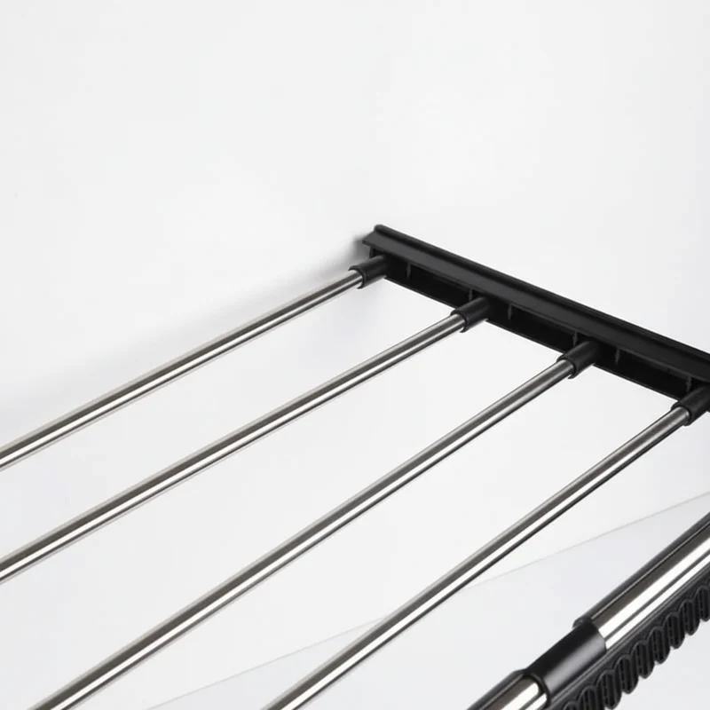 Étendoir à linge pour balcon pliable inox