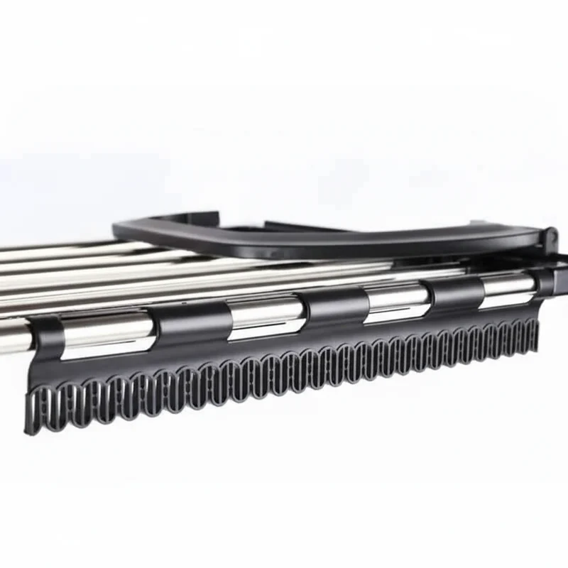 Étendoir à linge pour balcon pliable inox