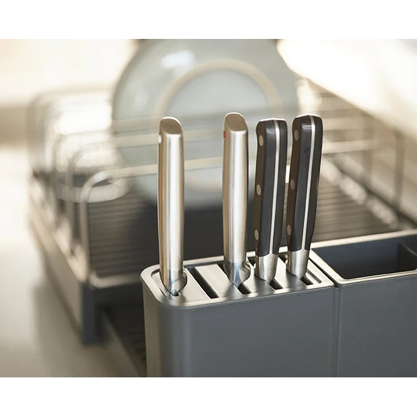 Égouttoir à vaisselle extensible en acier inoxydable Joseph Joseph