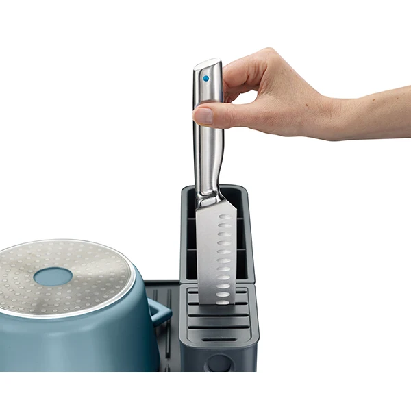 Égouttoir à vaisselle extensible en acier inoxydable Joseph Joseph