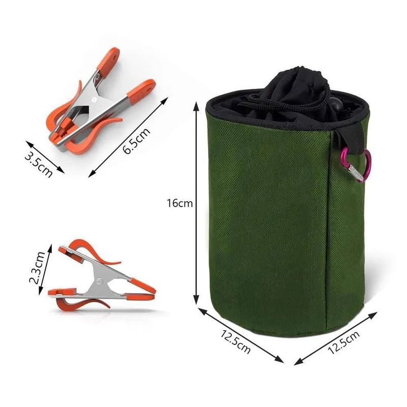 Pince a linge lot 40 pcs INOX avec sac de rangement