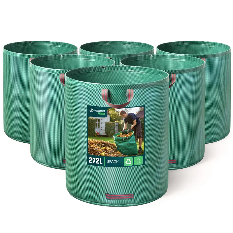 Sac de jardin 272L Lot de 6 sacs XXL