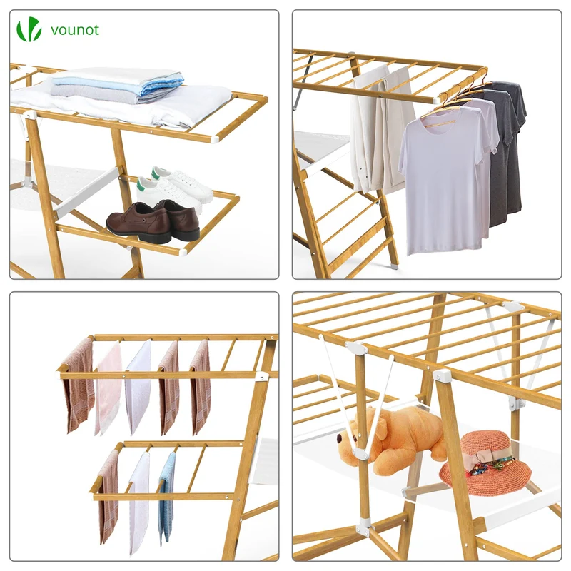 Séchoir à linge pliable grande capacite