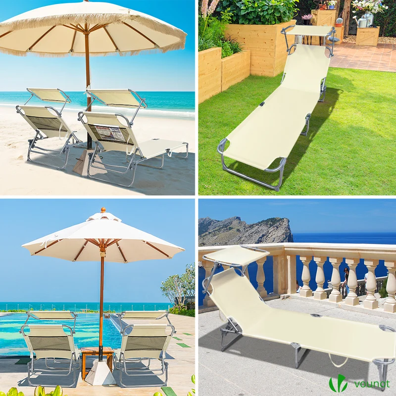 Transat pare soleil beige