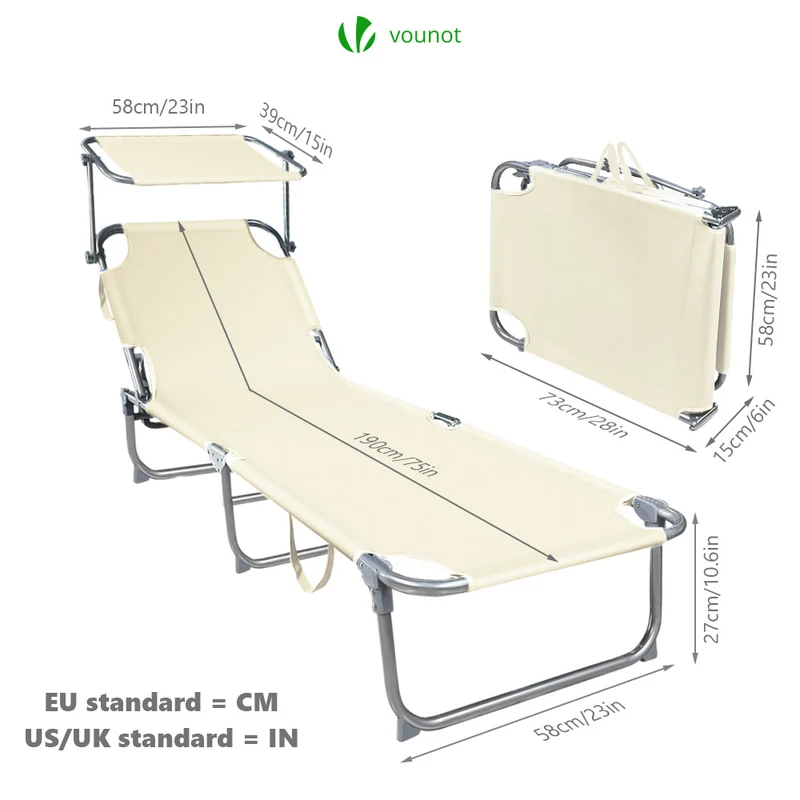 Transat pare soleil beige