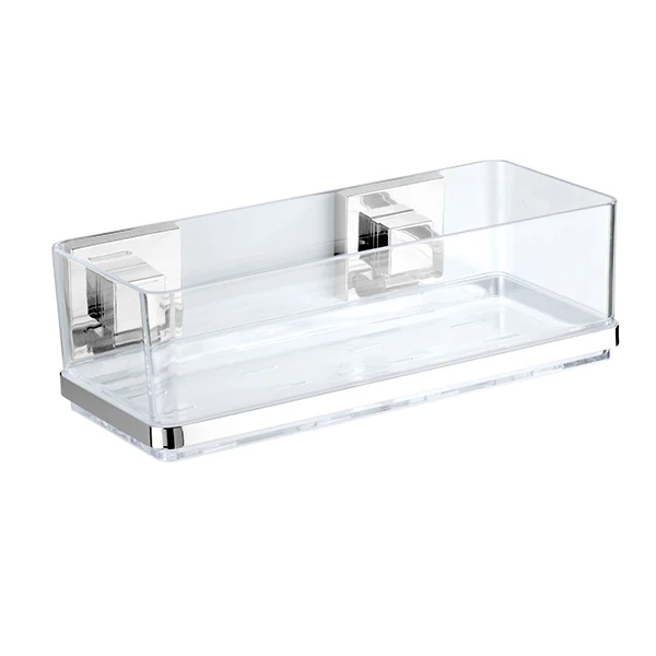 Étagère murale en acier inox Vacuum-Loc® Quadro Wenko by Maximex