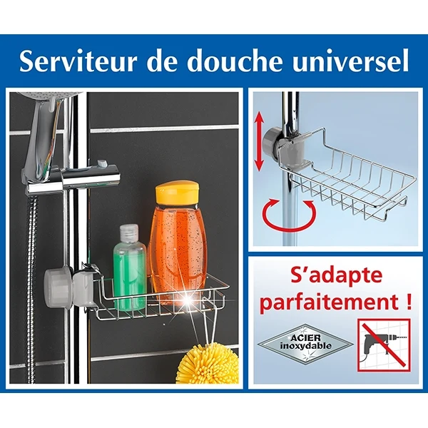 Etagère de douche inox 3 kg Wenko by Maximex