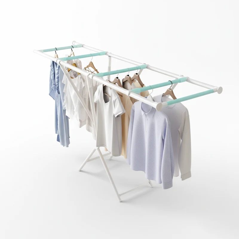 Étendoir à linge pliable trépied portable